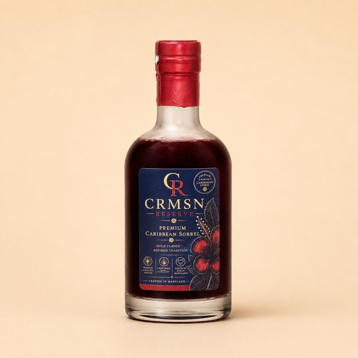 CRMSN Reserve flagship sorrel bottle